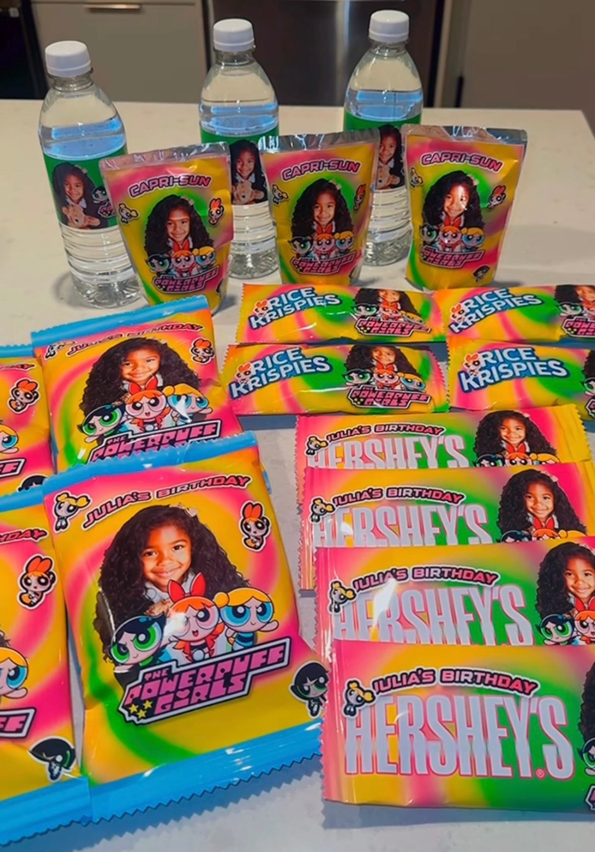 Custom party favors snacks