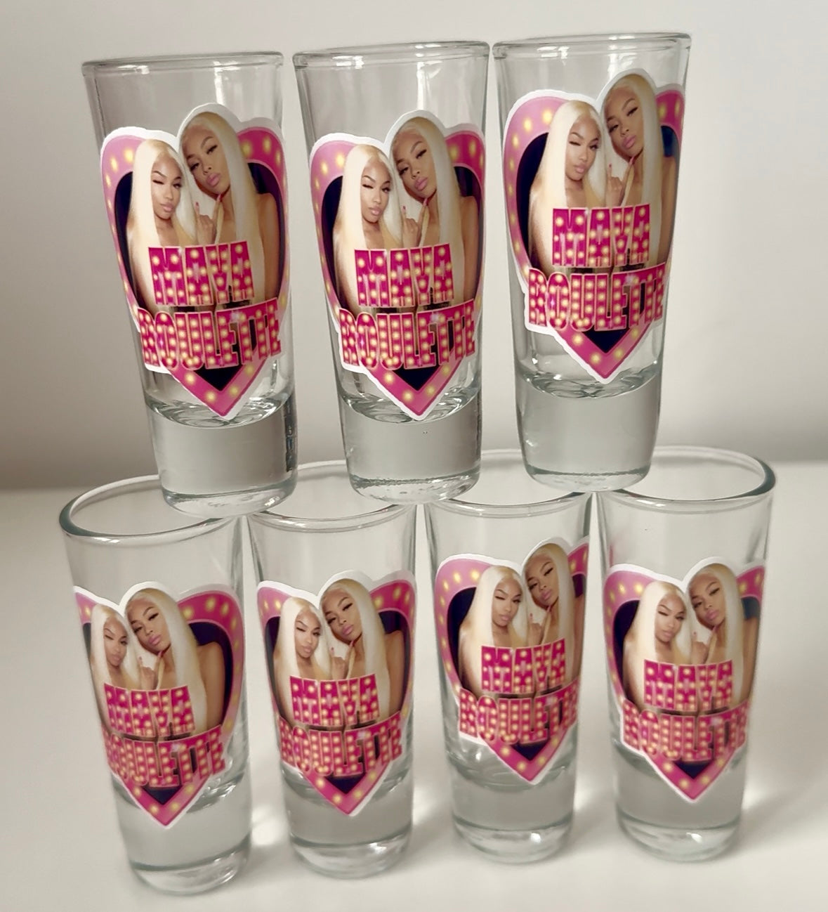 Custom shot glasses