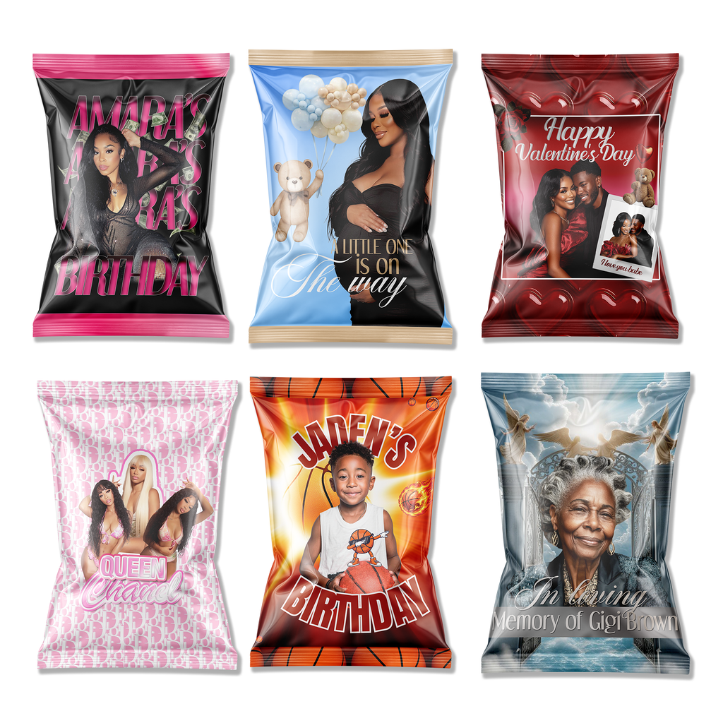Custom chip bags
