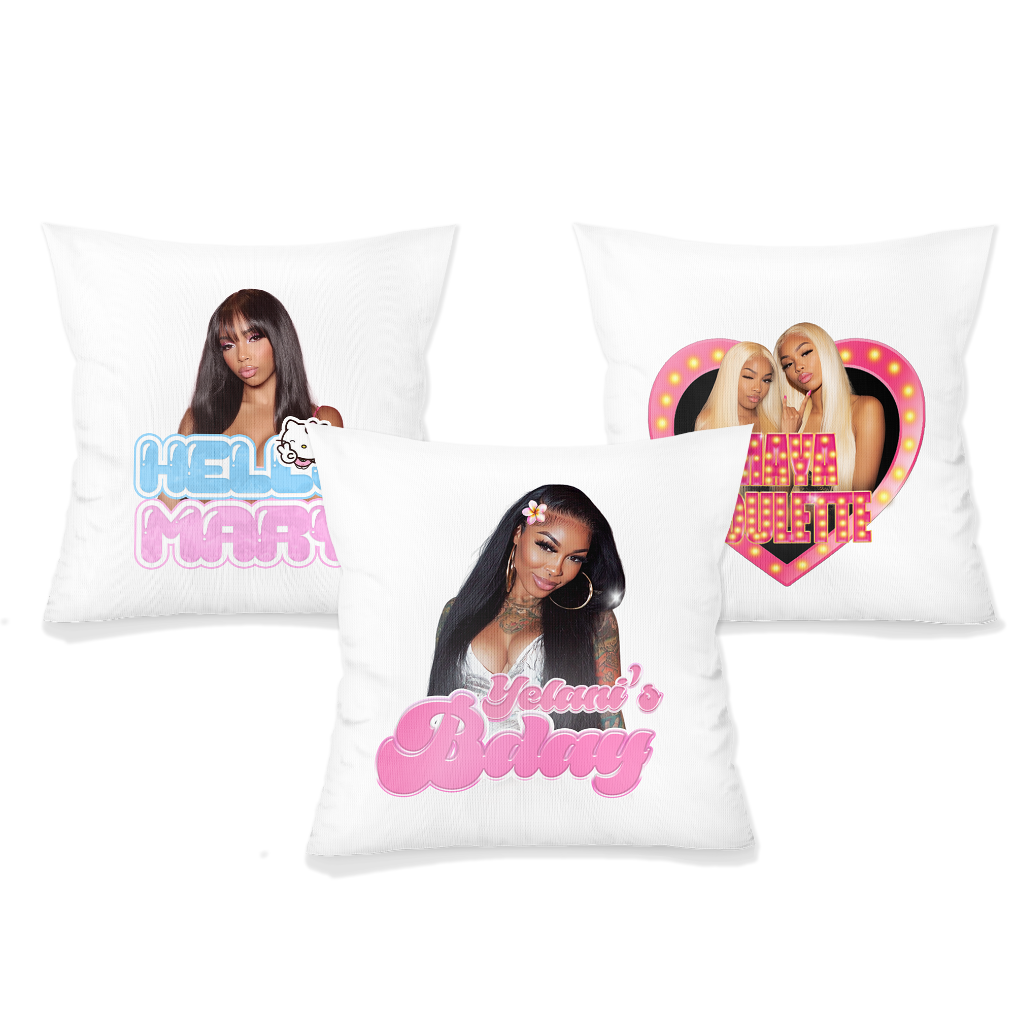 Custom pillows